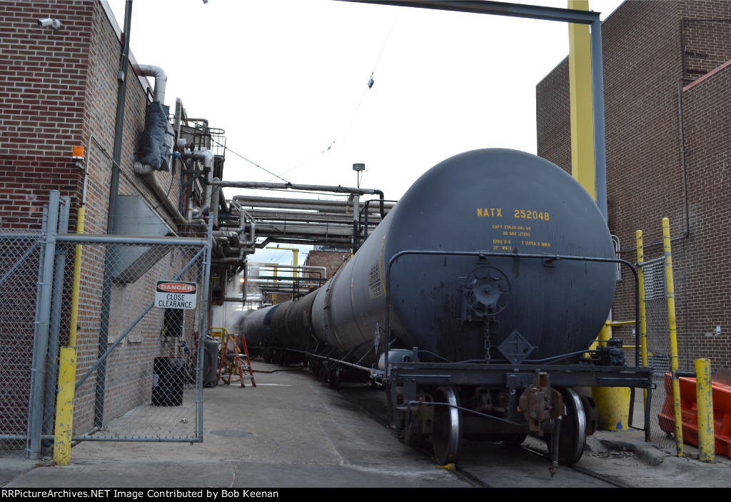 Tank Cars at Vienna Hot Dogs Unloading